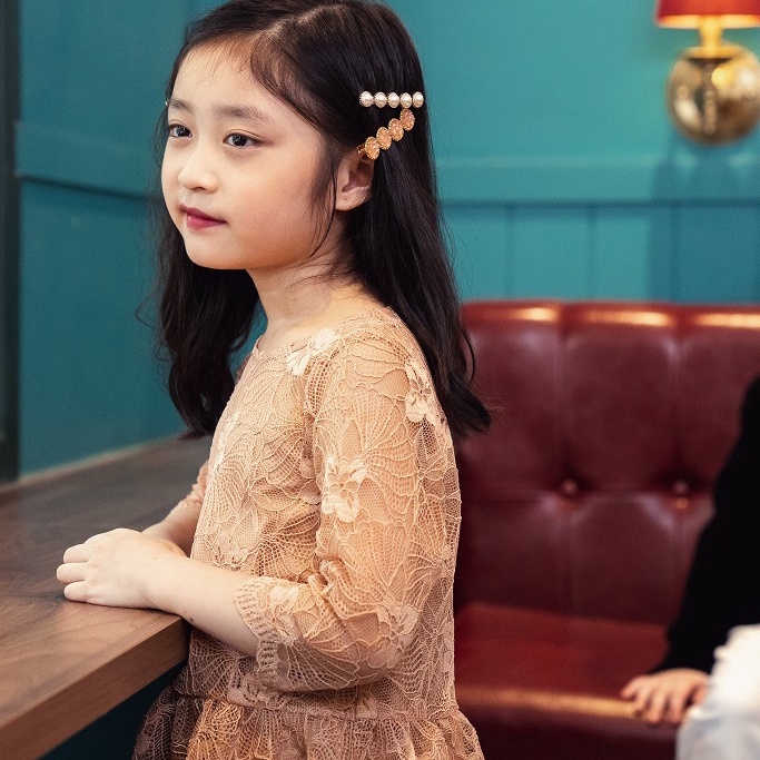 Váy ren hoa bé gái 137KIDS thiết kế cao cấp tay lỡ dễ thương