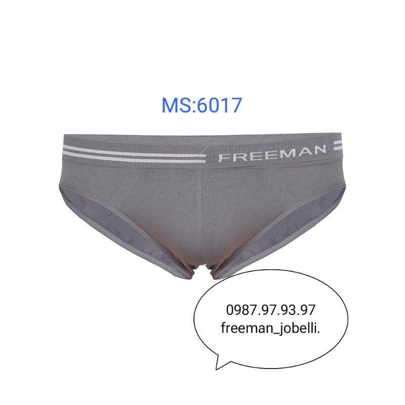 MS:6017,quần lót dệt kim,co giãn đa chiều,  thương hiệu Freeman chính hãng