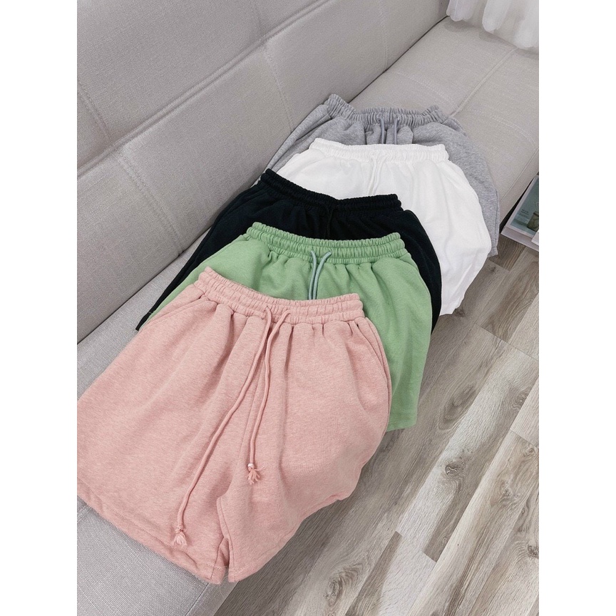 Quần short lưng thun màu 5 màu paste  KÈM ẢNH THẬTl