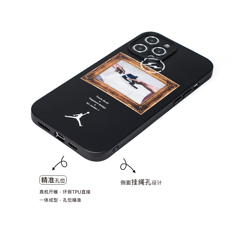 Ốp điện thoại nhựa mềm in logo AJ phong cách cặp đôi cho iPhone12 mini 11 PRO MAX 7/8plus SE2020 X/XS XR XSMAX | BigBuy360 - bigbuy360.vn