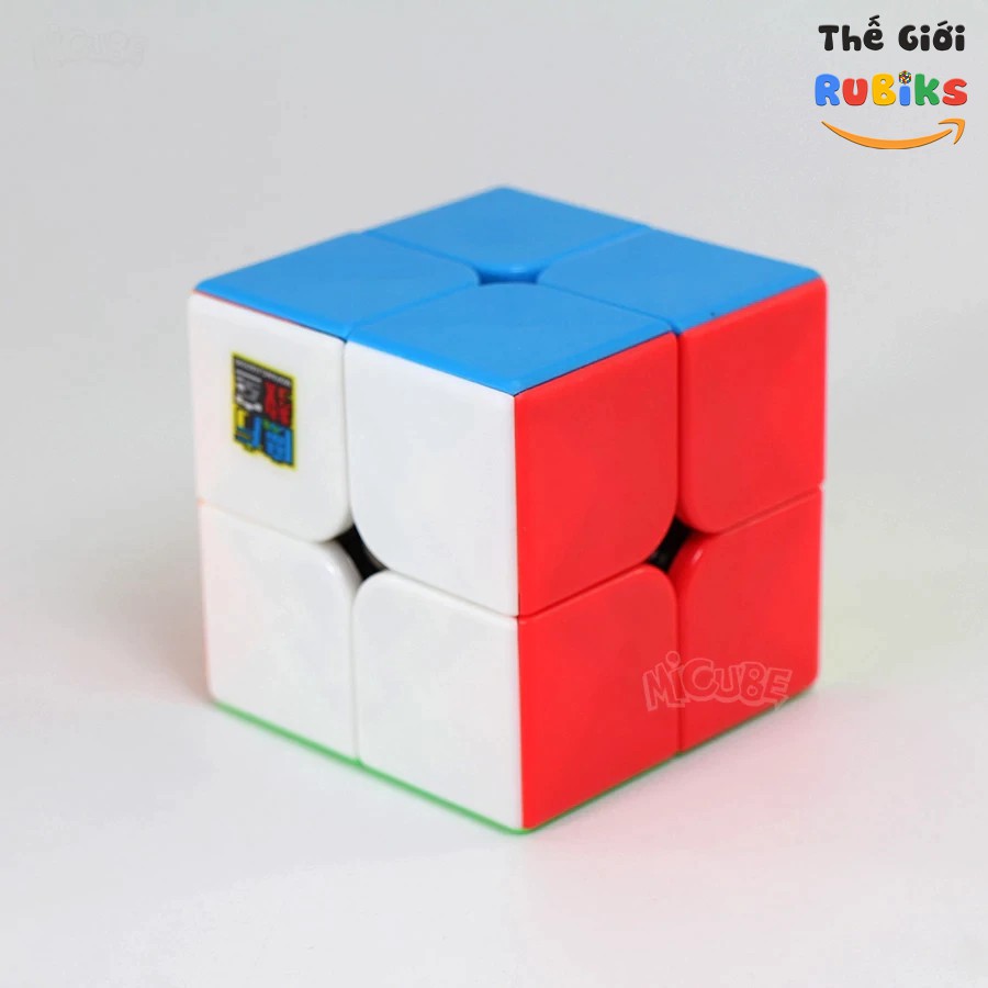 Khối Rubik 2x2 MoYu Meilong 2x2x2 Stickerless / Viền Đen