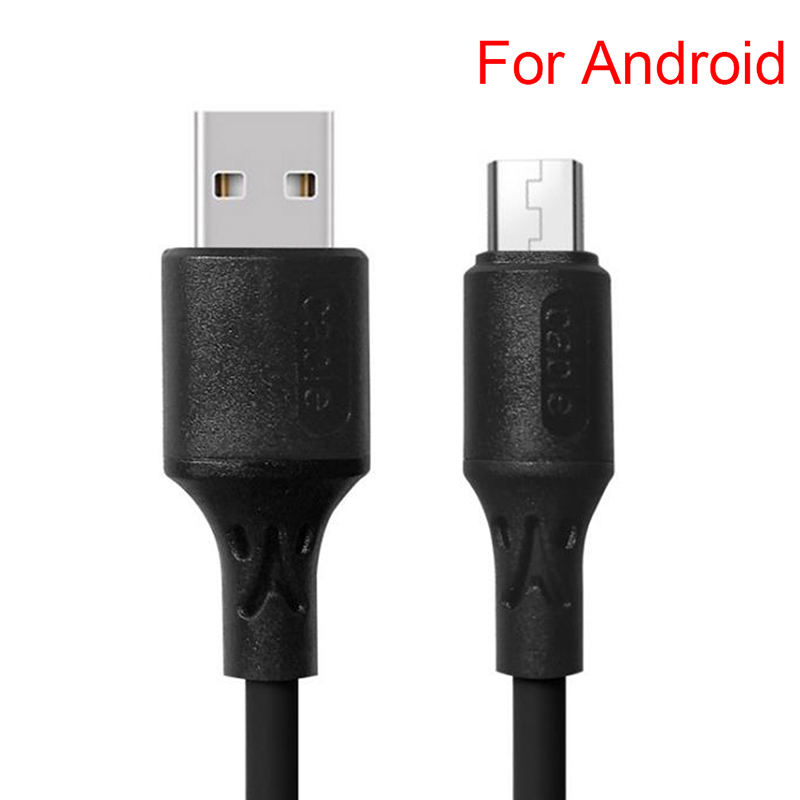 Dây cáp sạc nhanh tích hợp truyền dữ liệu USB 5A silicone nhựa dài 1.2m/ 1.8m