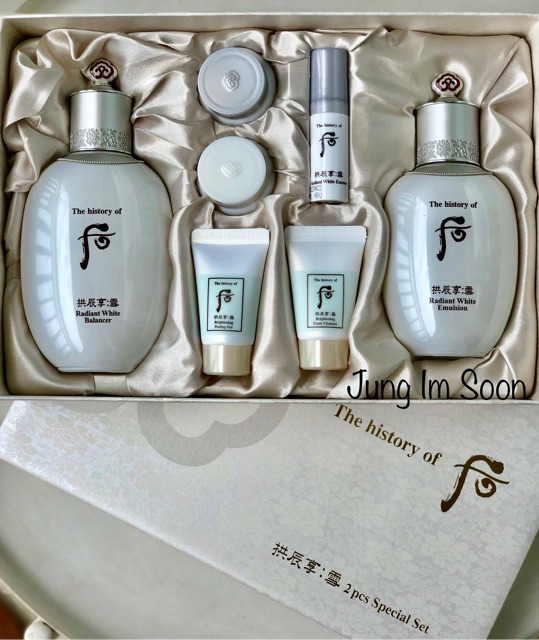 Set dưỡng trắng da The History of Whoo Radiant White