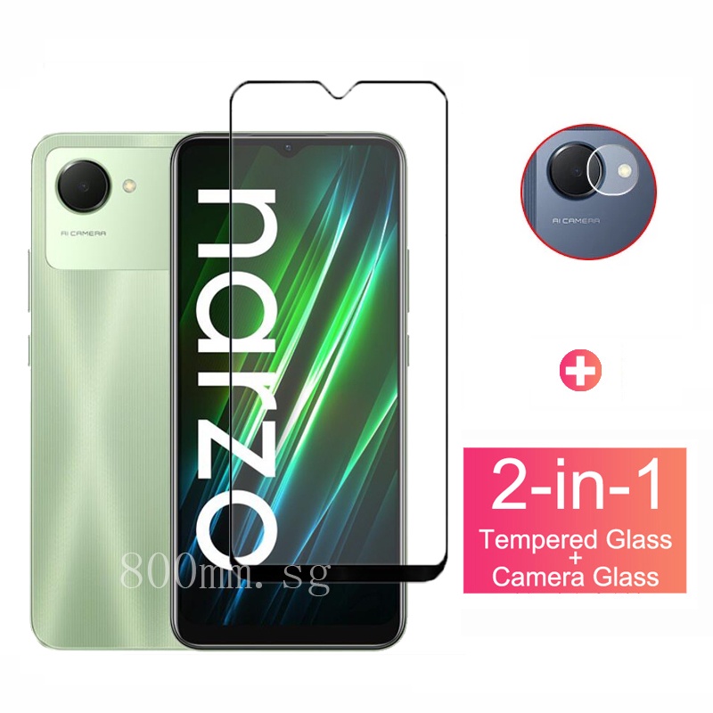 Kính Cường Lực Bảo Vệ Toàn Màn Hình Cho Realme Narzo 50i Prime 50 Pro C30 C35 9i 9 Pro + GT Neo2 8 5G Pro