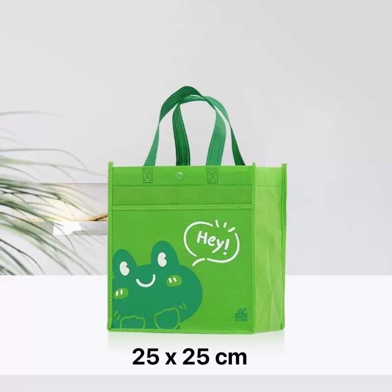 TÚI VẢI KHÔNG DỆT 2 NGĂN NHIỀU SIZE