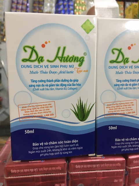 DUNG DỊCH VỆ SINH PHỤ NỮ DẠ HƯƠNG 50ml