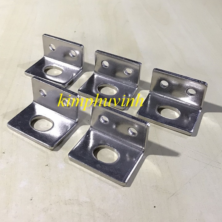 02 CÁI - BÁT KHÓA CỬA INOX - BÁT KHÓA INOX 3x3.5cm - Rộng 4.5cm