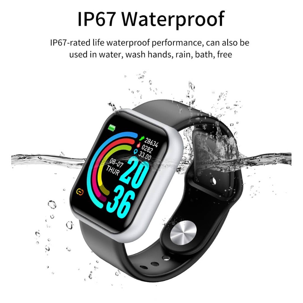 Đồng Hồ Thông Minh Y68 2020 Kết Nối Bluetooth Cho Ios Android