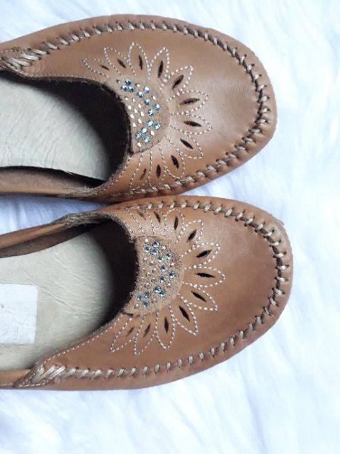 Dép da thật size 36-37