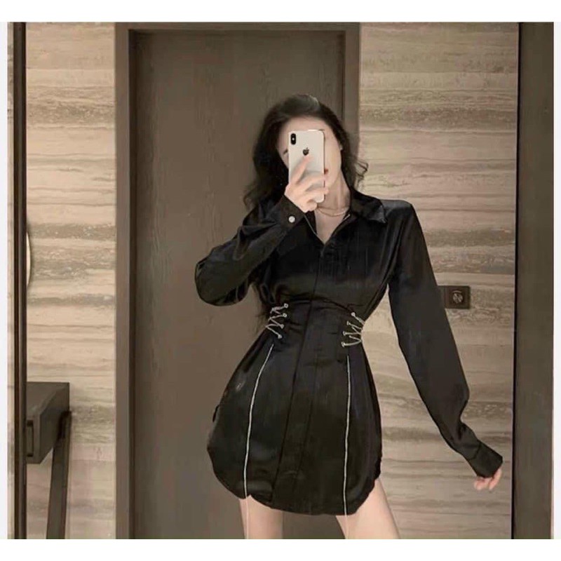 ĐẦM SƠMI DÂY XÍCH 2 BÊN#195k