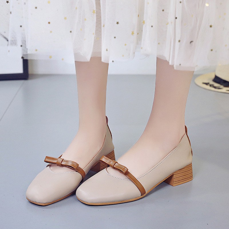 Giày tiểu thư phong cách đơn giản sang trọng quí phái dễ kết hợp đồ V191 | BigBuy360 - bigbuy360.vn