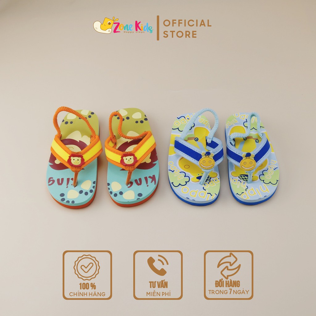 Dép tông siêu nhẹ cho bé trai bé gái Zonekids - D13B