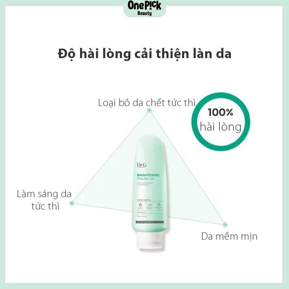OnePick) Gel tẩy tế bào chết thuần thực vật ít gây kích ứng Dr.G thành phần dưỡng ẩm và dẫn xuất vitamin C