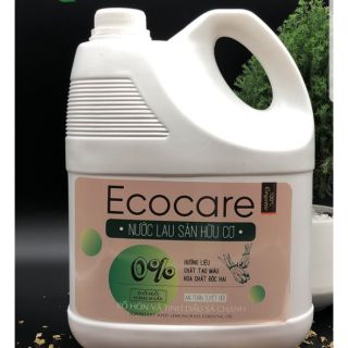 Nước lau sàn hữu cơ ecocare 4 lit tinh dầu sả chanh