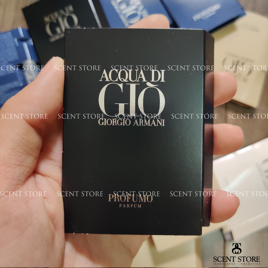 Scentstorevn - Vial chính hãng nước hoa Armani Gio Pour Homme, Profumo, Absolu, Profondo [1.2ml]