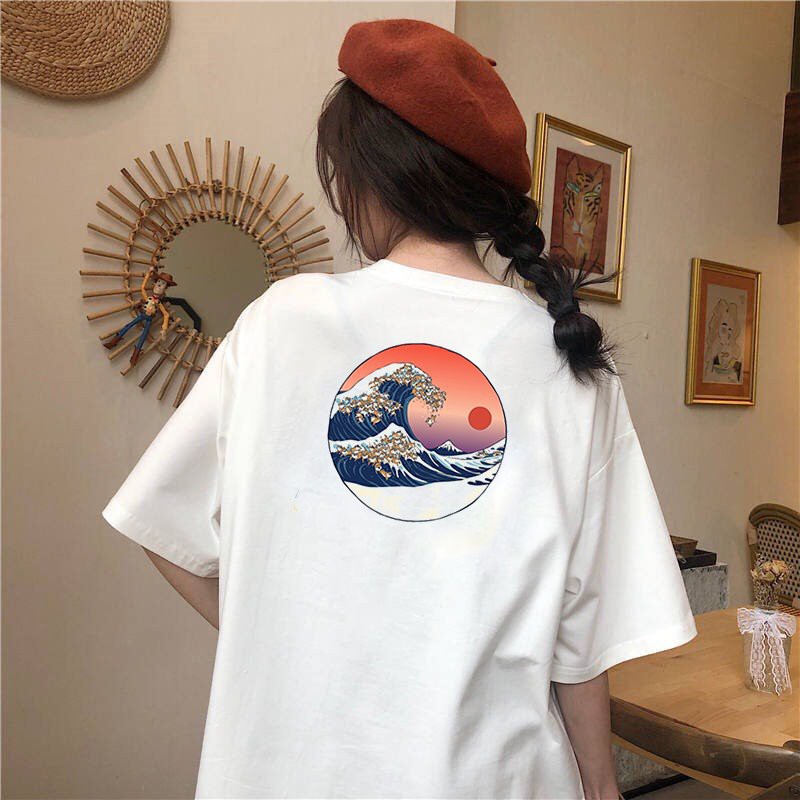 Áo thun form rộng tay lỡ Nhật Bản đẹp độc lạ vải dày mịn 2020T2381