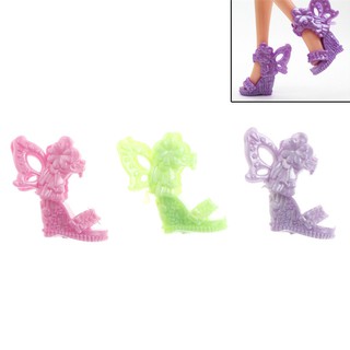 ▲▲8 Pairs Barbie Shoes Butterfly Wings Design Doll Shoes Barbie Dolls Accessories