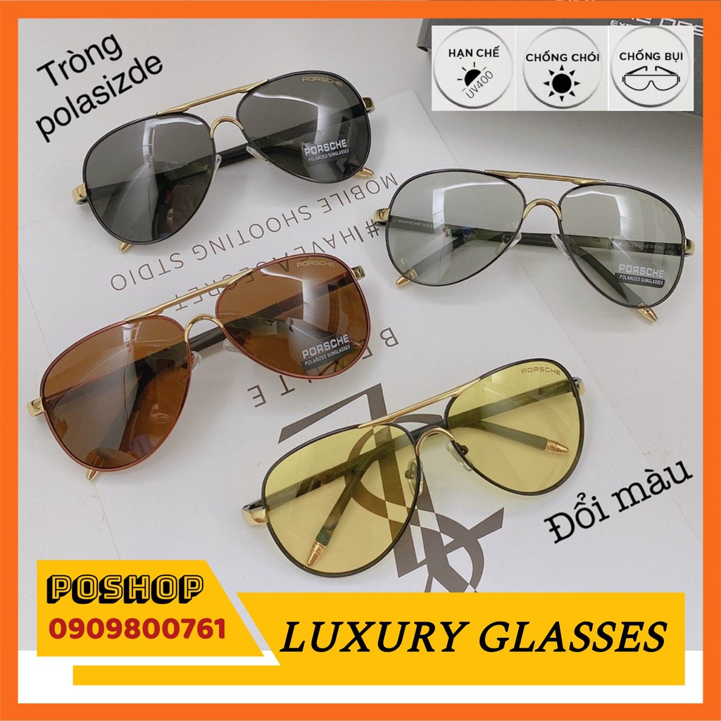 MẮT KÍNH RÂM NAM NỮ CAO CẤP TRÒNG POLAROID CHỐNG UV400 CHỐNG CHÓI | BigBuy360 - bigbuy360.vn