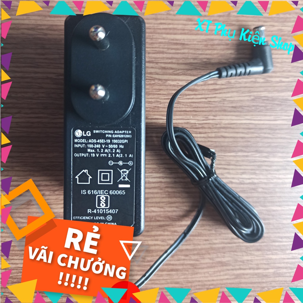 Adapter Nguồn Màn Hình LG 19V - 2.1A dài 1.5 mét zin