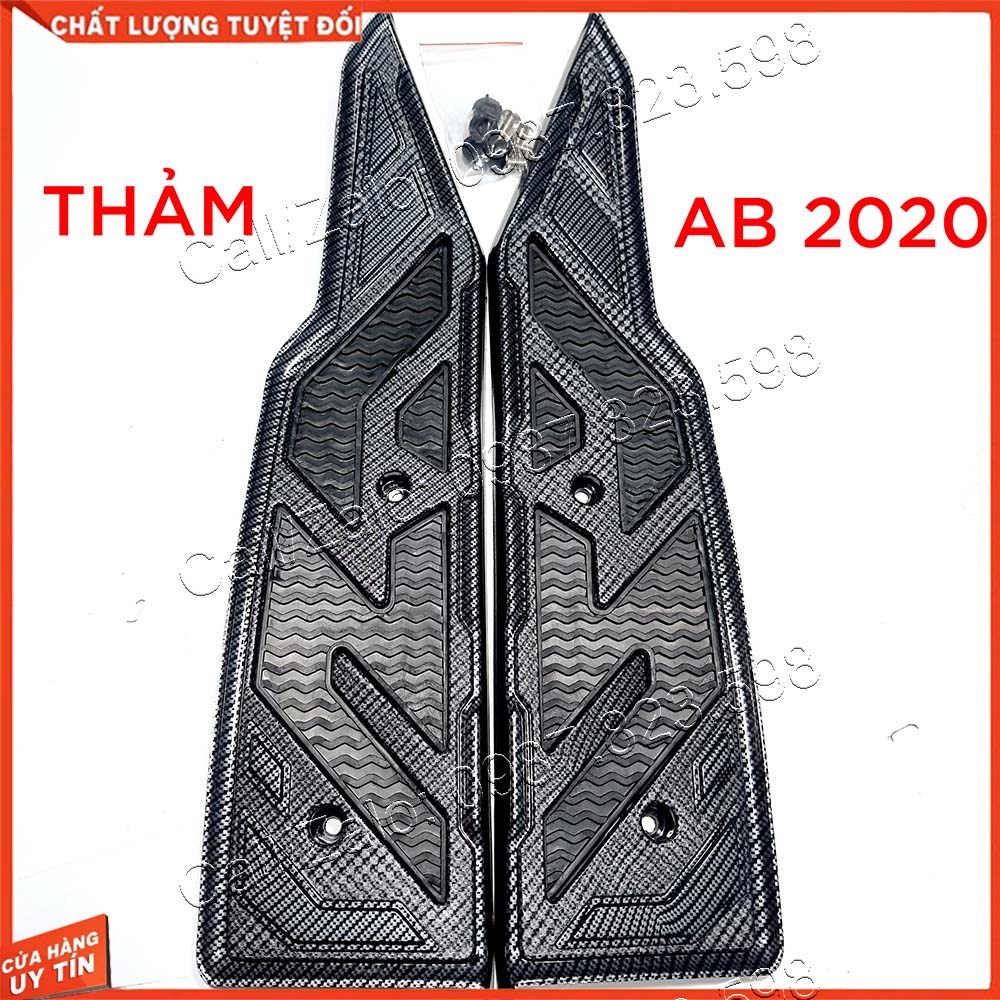 [ Full Bộ Carbon Trang Trí Xe AB 2020 - 2021] Thảm Airblade AB 2020 - 2021, Ốp pô AB 2020 - 2021, Ốp Tay Xách AB 2021