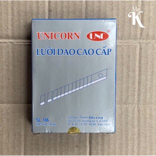 Lưỡi dao Unicorn SL-106  (10 Hộp nhỏ 100 lưỡi)-LD-00001