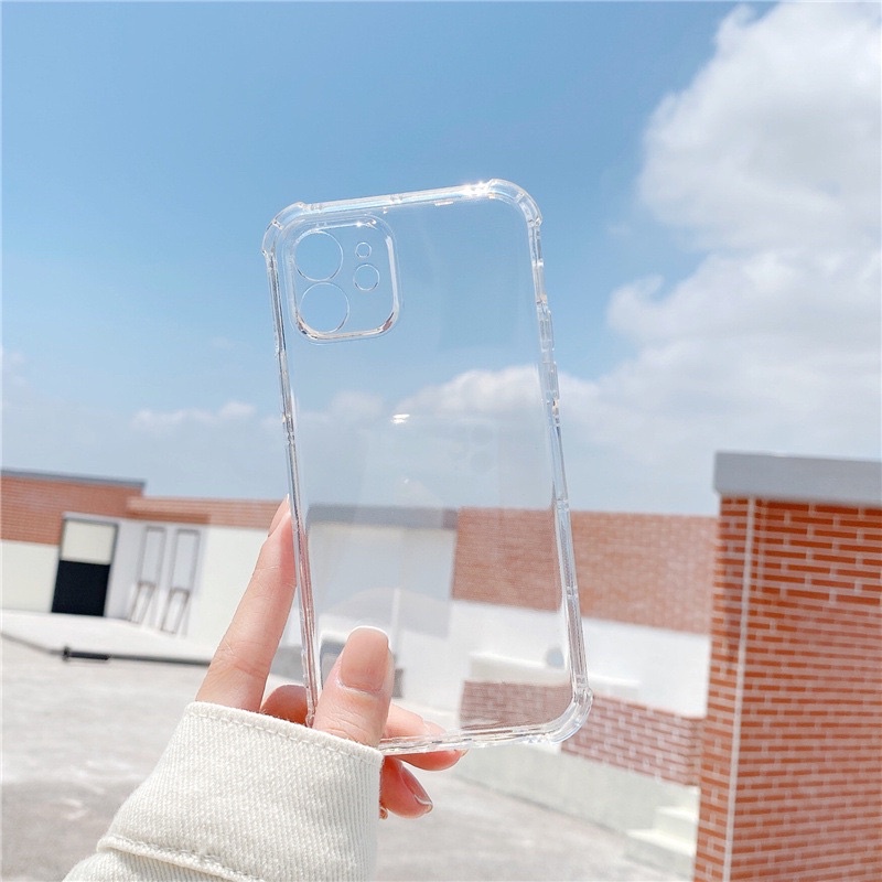 (SIÊU RẺ) Ốp lưng iphone trong chống sốc loại dày siêu rẻ 7plus/8/8plus/x/xr/xs/11/12/13/pro/max/plus/promax