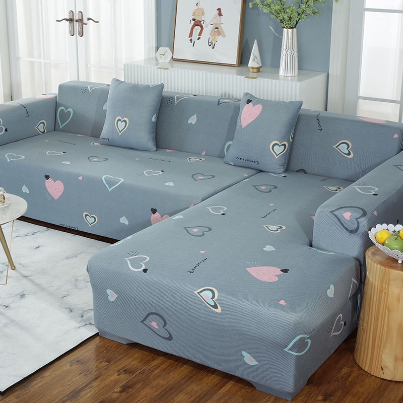 Vỏ Bọc Ghế Sofa Hình Chữ L Chống Trầy Xước 1-2-3-4