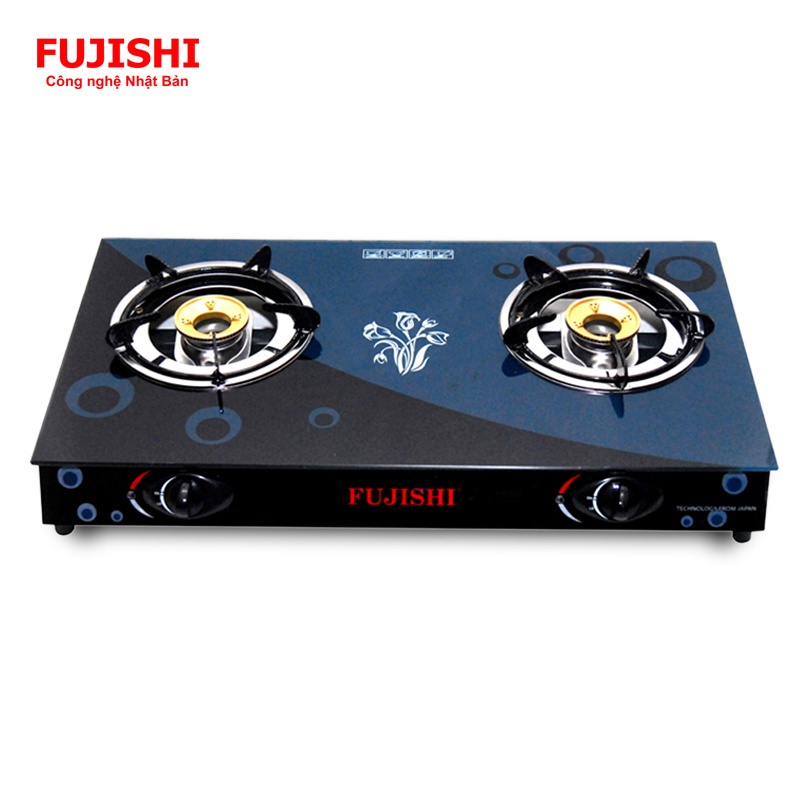 Bếp gas chén đồng kính cường lực Fujishi FM-H10-D