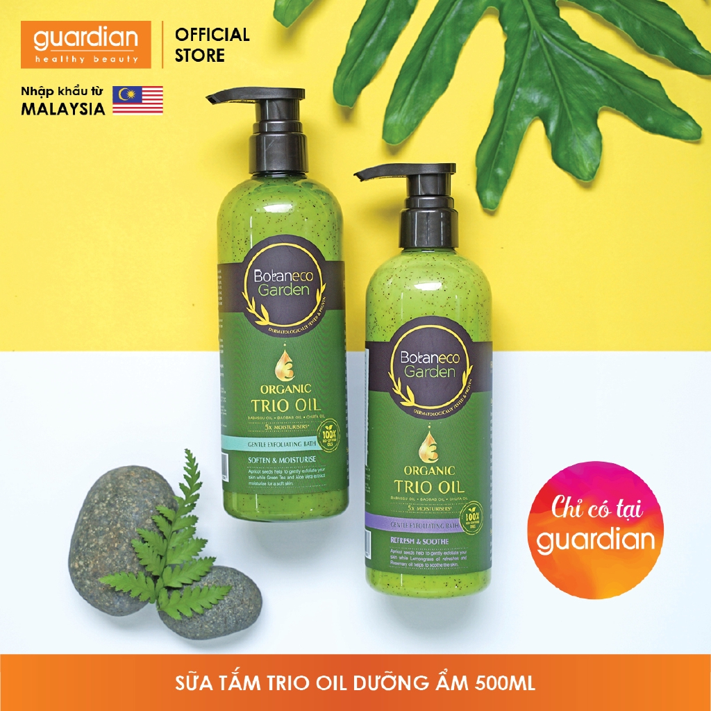 Sữa tắm tẩy tế bào chết Botaneco Garden dịu nhẹ mềm mại và dưỡng ẩm 500ml | BigBuy360 - bigbuy360.vn