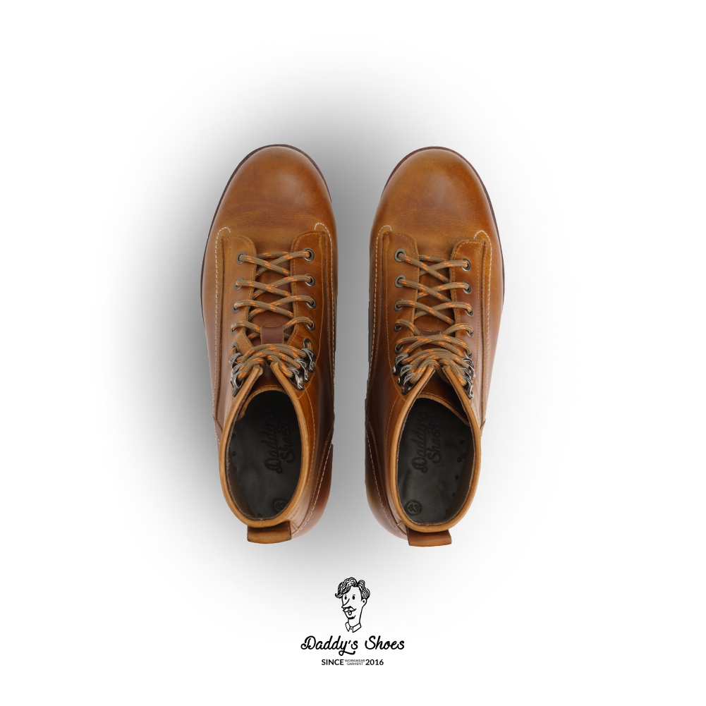 Boots Nam, giày cao cổ nam, Daddy's Shoes The New Boots Brown