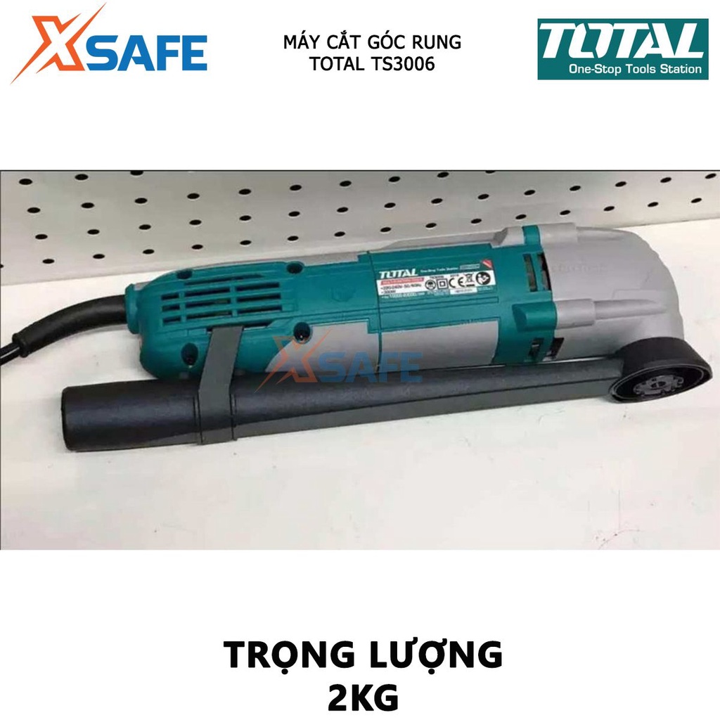 Máy cắt gọc đa năng TOTAL TS3006 Máy cưa cầm tay 300W, tốc độ không tải 10000-20000r/ph kèm phụ kiện lưỡi cắt, giấy nhám