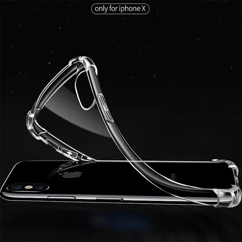 Ốp điện thoại trong suốt bảo vệ toàn diện điện thoại iphone 11 pro max X XR XS 8 7 6 6P 7P 8P Samsung S9/S8Plus Note 8