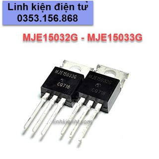 MJE15033 MJE15032 Transistor MJE15033G MJE15032G 8A 250V TO-220 Mới Chính Hãng 100%