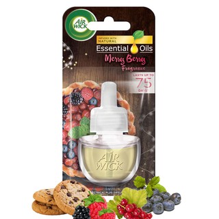 Tinh dầu nhập khẩu. Lọ tinh dầu thiên nhiên Air Wick Merry Berry 19ml, thơm phòng, khử mùi