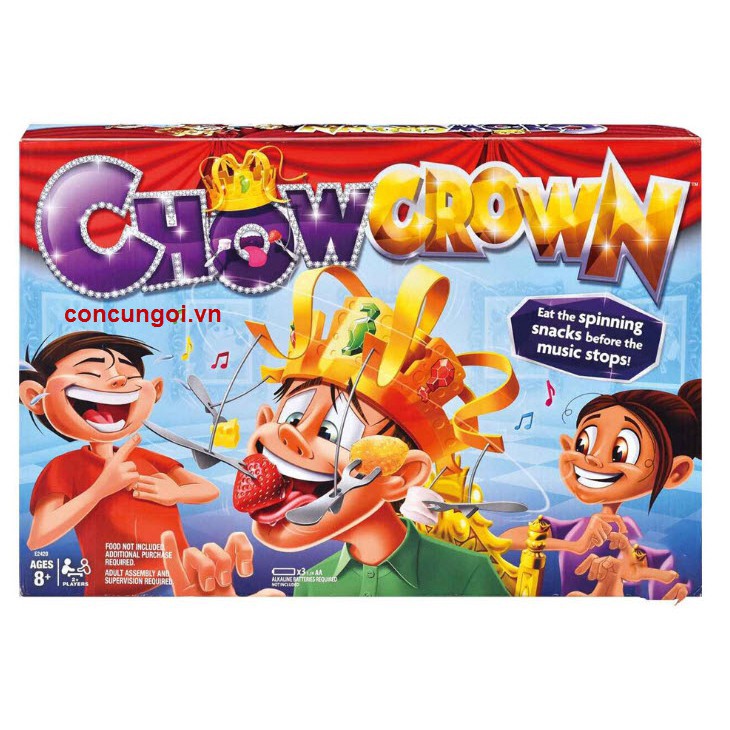 Trò chơi Chow Crown - Mũ Vương miện đồ ăn (Thử thách ai ăn nhanh hơn)