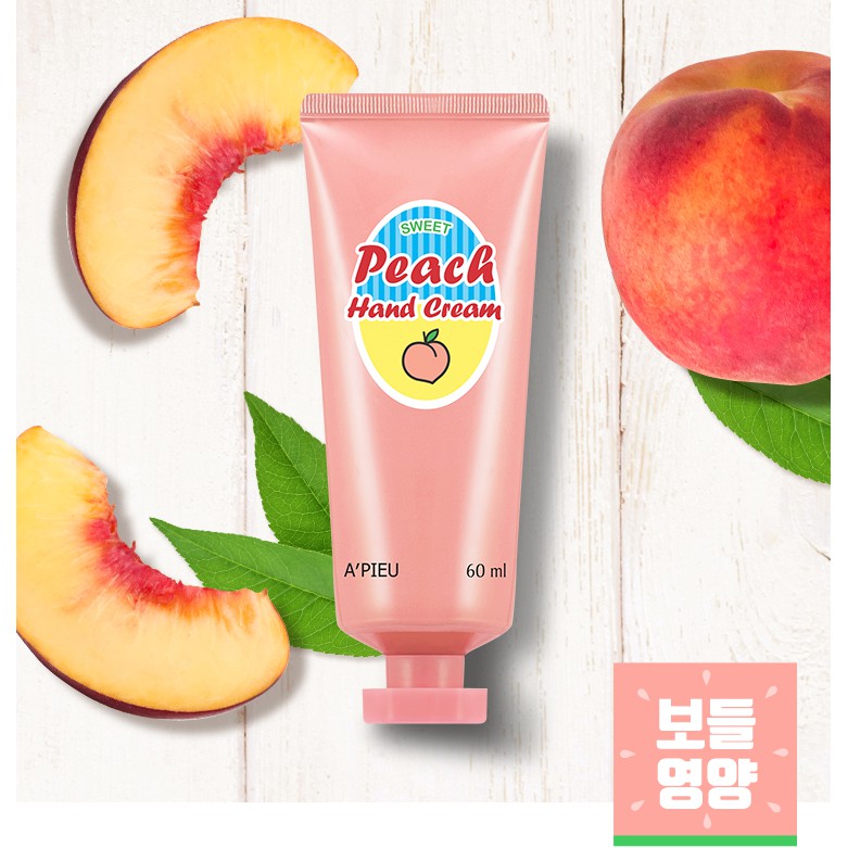 Kem dưỡng da tay Apieu Sweet Hand Cream hương đào ngọt ngào