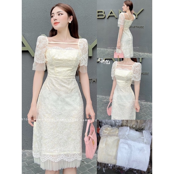 Đầm Dài Lưới Ren