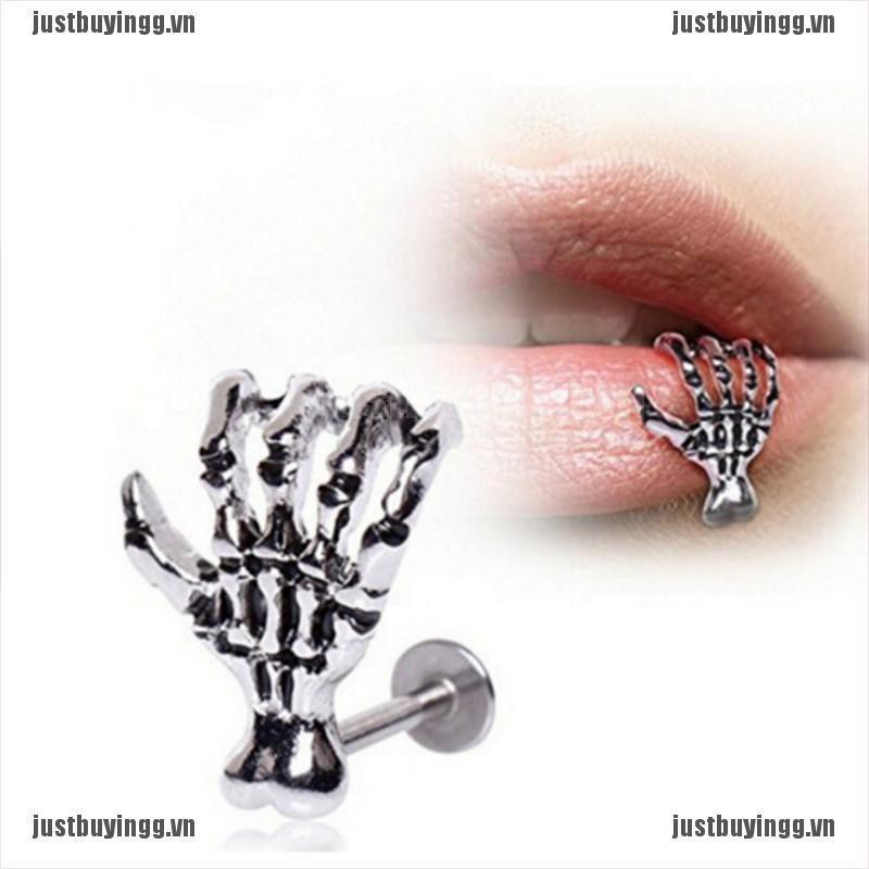 Khuyên môi hình bàn tay độc đáo