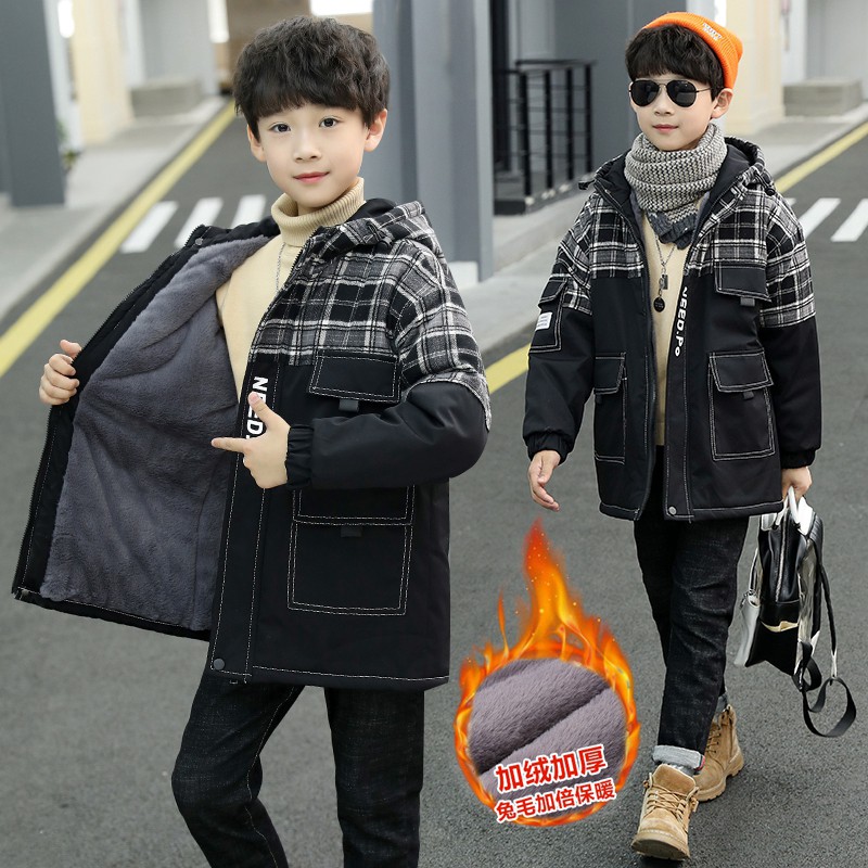áo khoác bông dày ấm bé trai