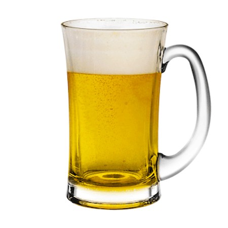 ĐẠI LÝ OCEAN CHÍNH HÃNG Bộ 6 Cốc Ly Bia Có Quai Uống Bia Thủy Tinh Đẹp Lugano Mug Ocean – P00740 (330ml)