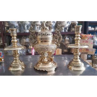 Bộ lư đồng cao 36cm