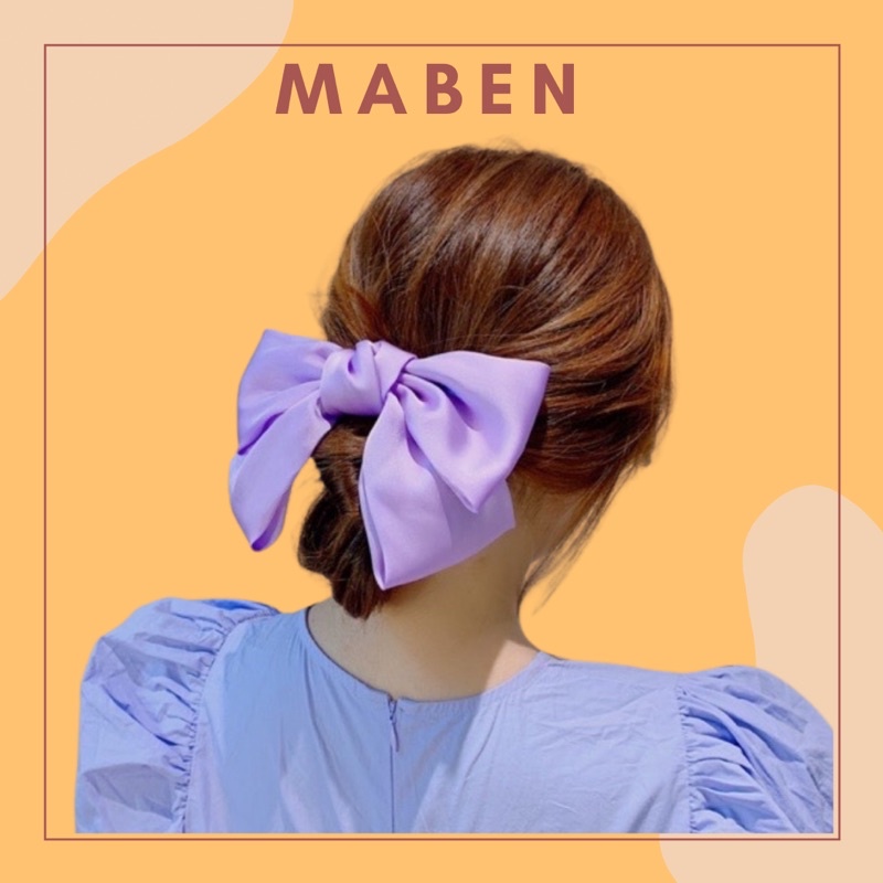 Kẹp tóc nơ nhiều màu phong cách lolita