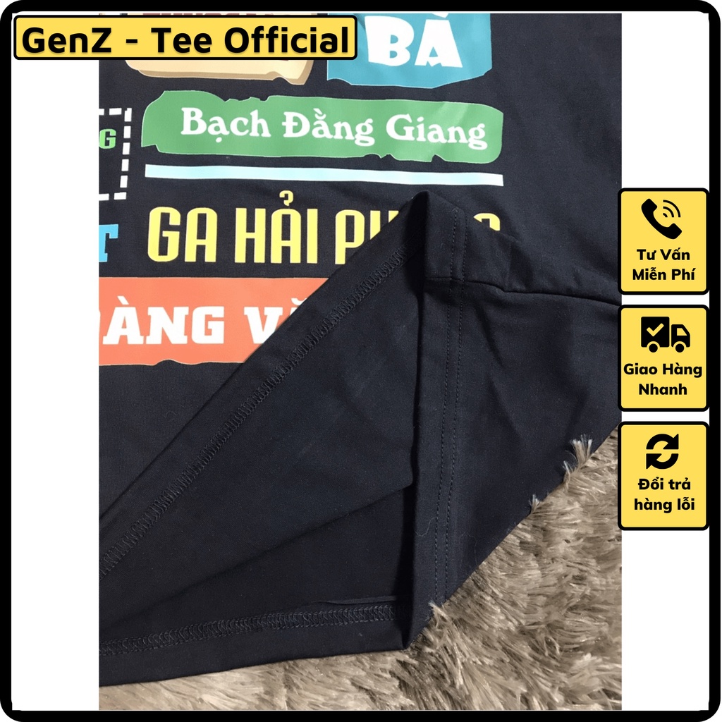 Áo Thun Local Brand TP Hải Phòng, Áo 63 Tỉnh Thành Nam Nữ Form Rộng Unisex Genz Cá Tính