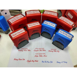 Khắc Dấu Tên 1 Hoặc 2 Dòng Shiny 222