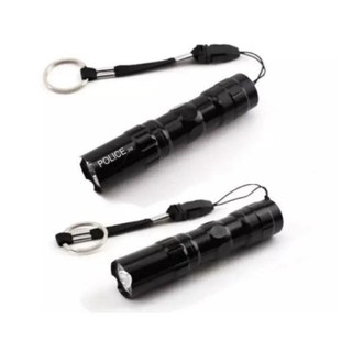 Đèn pin mini 3w, dài 9.5cm, dùng pin AA được làm bằng hợp kim nhôm đa năng