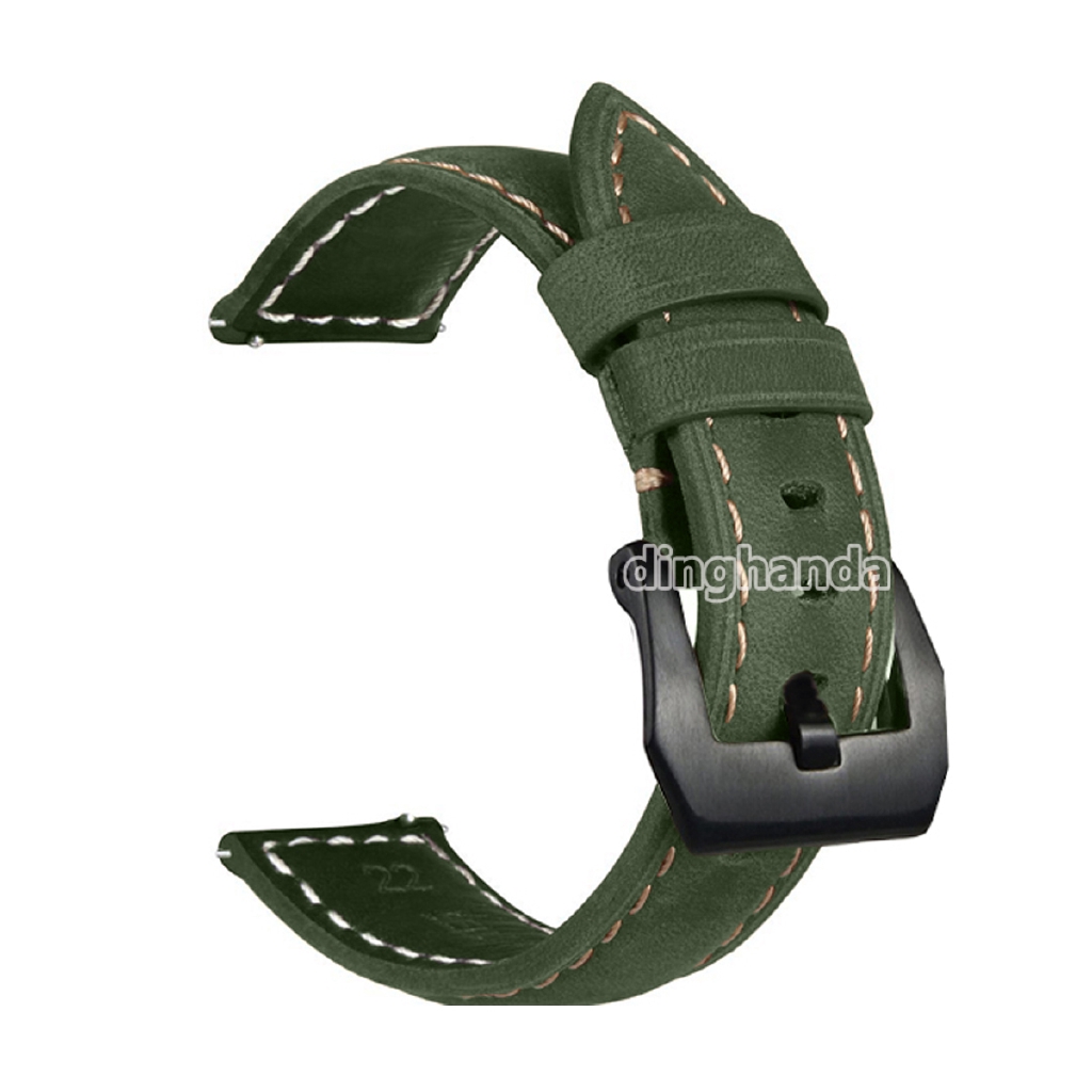 Dây Đeo Bằng Da Ngựa Cho Đồng Hồ Thông Minh Huami Amazfit Gtr 42mm 47mm GTR2 GTR 2e GTR 3 pro