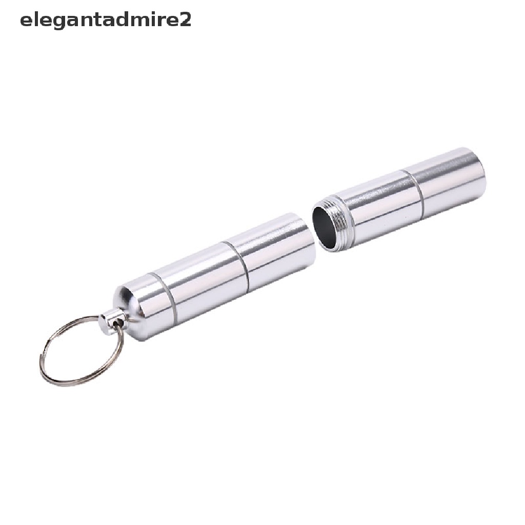 Móc Khóa Hình Viên Con Nhộng 17mm Bằng Nhôm Chống Nước Tiện Dụng