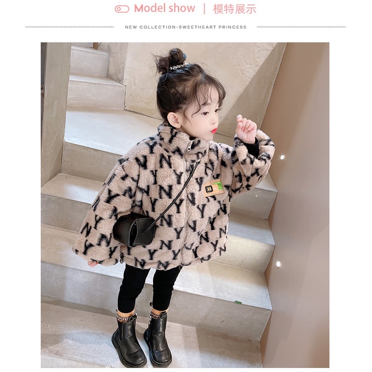 ✻Áo Khoác Cotton Xinh Xắn Dành Cho Bé✻Áo Khoác Chần Bông Dày Dặn In Họa Tiết Da Báo Phong Cách Hàn Quốc Thời Trang Thu Đông Cho Bé Gái