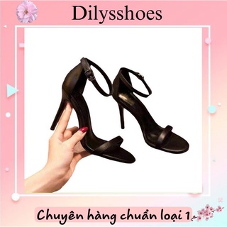 Giày sandal hai dây mảnh da lỳ mã hàng đẹp fullbox