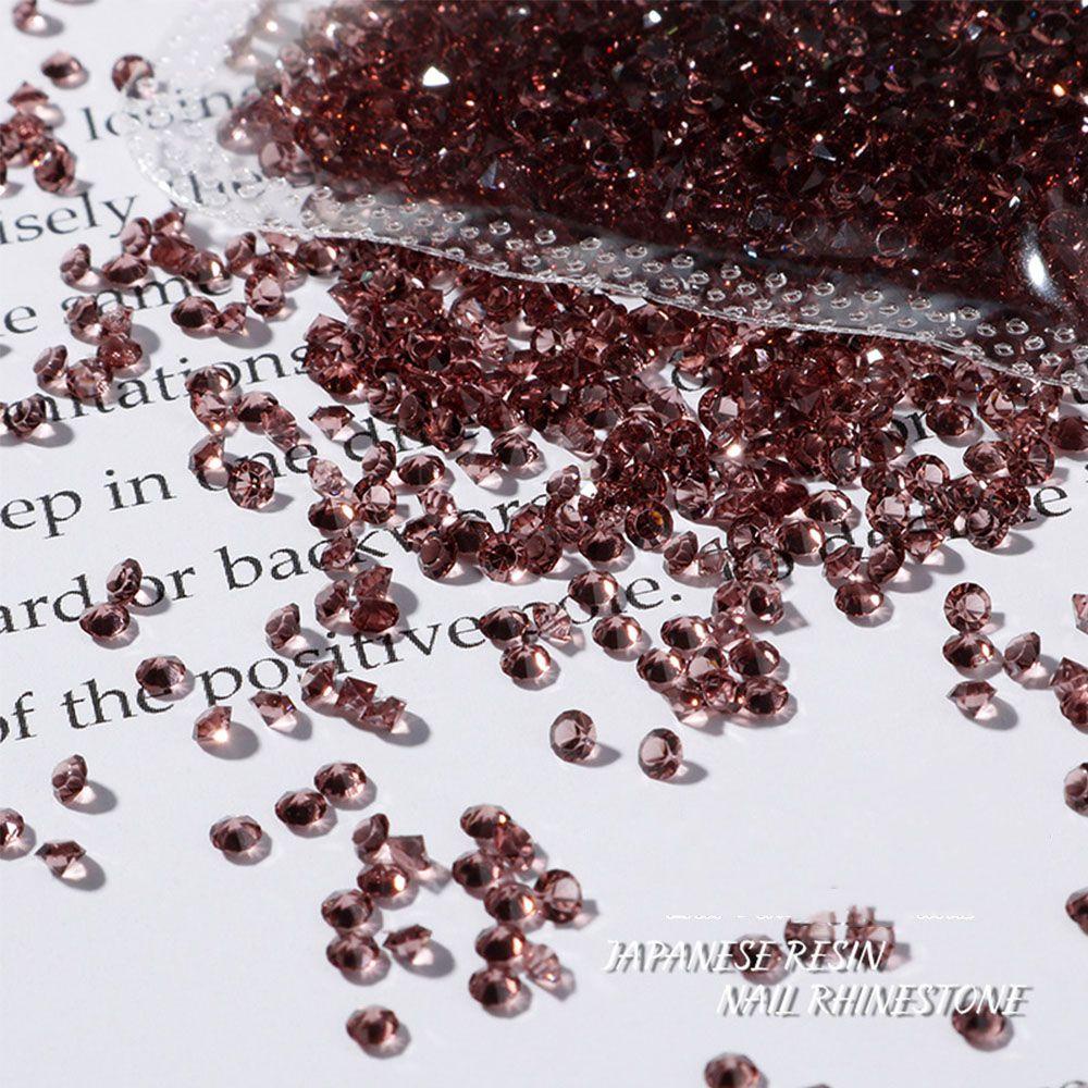 Rose 1 Gói 1440 Chiếc|Dụng Cụ Làm Móng Nghệ Thuật|Cành Cây Nhân Tạo Màu Trắng Sữa Nhiều Màu Sắc Xinh Xắn